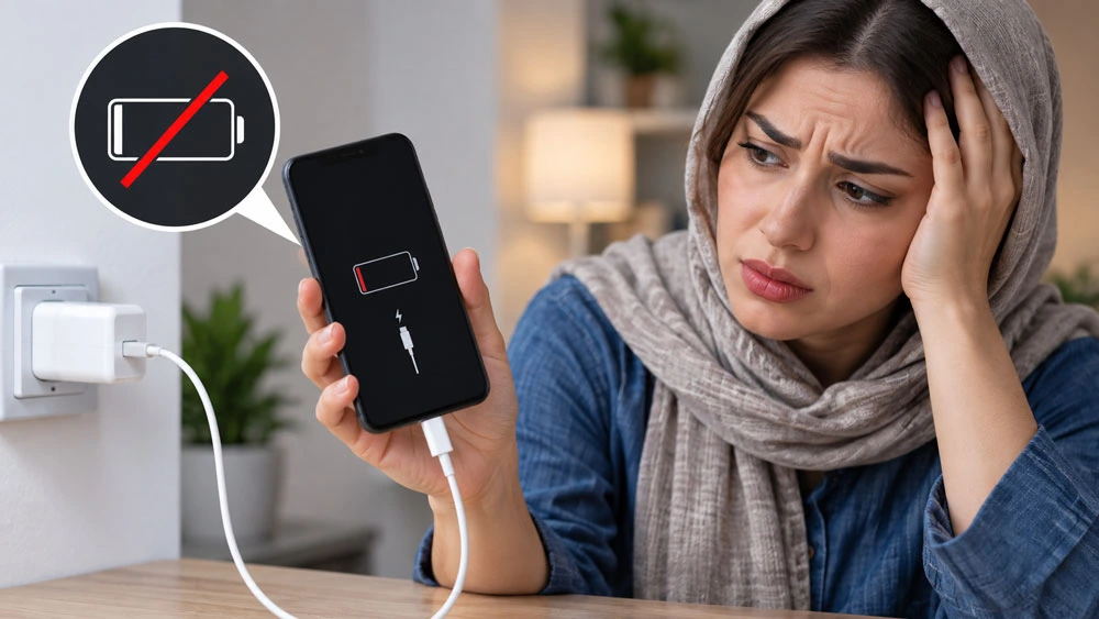 از کجا بفهمیم سوکت شارژ گوشی خراب است؟ چطور این مشکل را حل کنیم؟ 1 ChatGPT Image Sep 5 2026 10 53 54 AM